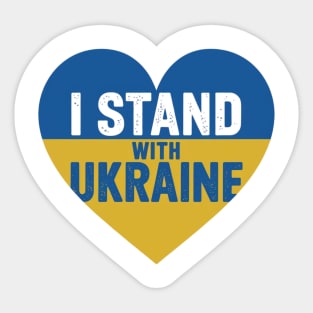 I Stand With Ukraine Sticker